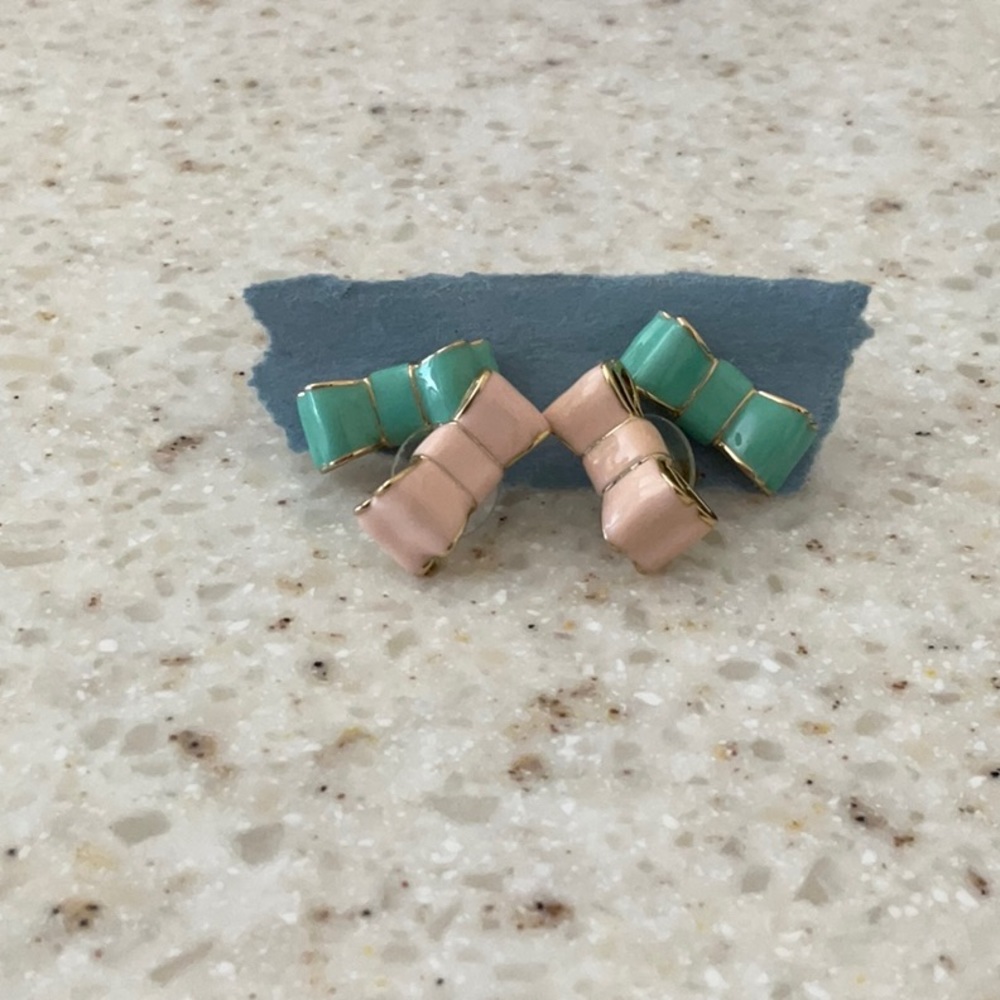 Kate Spade double bow earrings